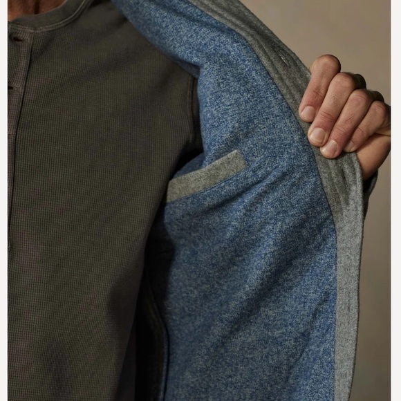 The Normal Brand Brightside Wool Blend Flannel Lined Workwear Jacket outdoor - Picture 6 of 11